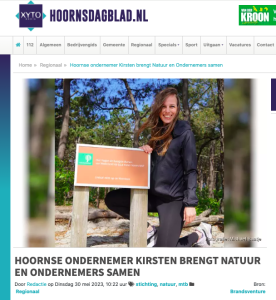 Publicatie Brandsventure Hoorns Dagblad